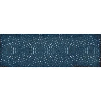 Настенная плитка декор Парижанка 1664-0180 20x60 геометрия синяя719 руб/шт 