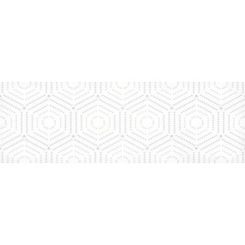 Настенная плитка декор Парижанка 1664-0183 20x60 геометрия белая719 руб/шт