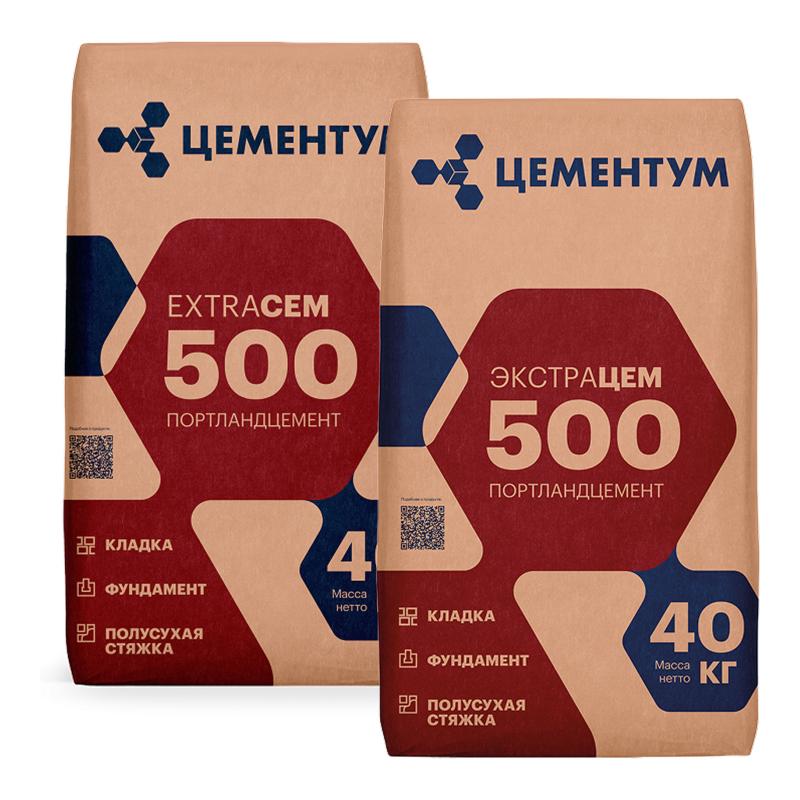 Цемент 40кг Цементум 35шт/поддон (HOLCIM) М500