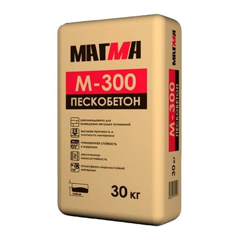 ПЕСКОБЕТОН МАГМА 25 кг (М300) 56шт/поддон