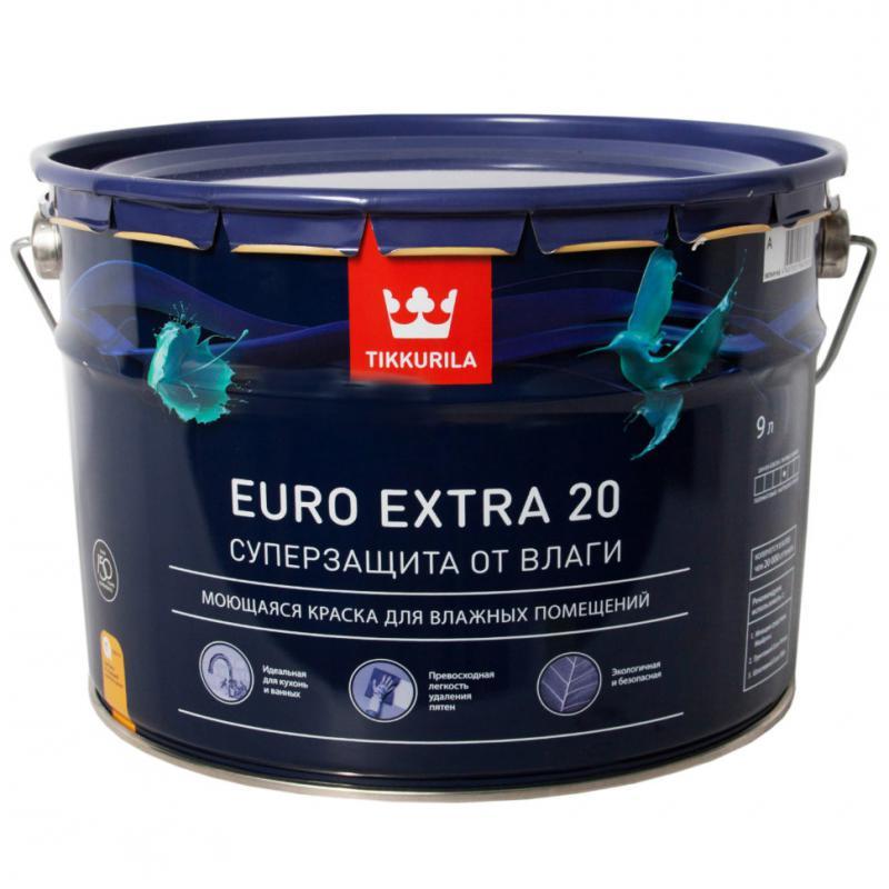 ТИККУРИЛА ЕВРО-20 акрил. краска инт. (2.7л) п/ мат (1) база С