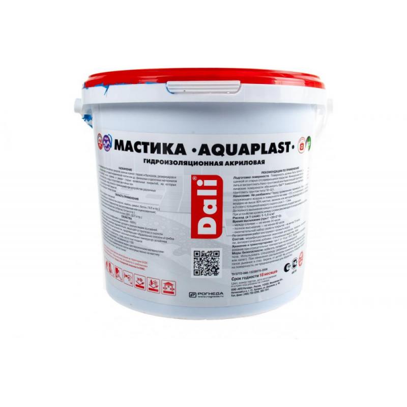 Мастика 5л акрил унив АКВАПЛАСТ DALI Рогнеда гидроизоляционная (голубой)