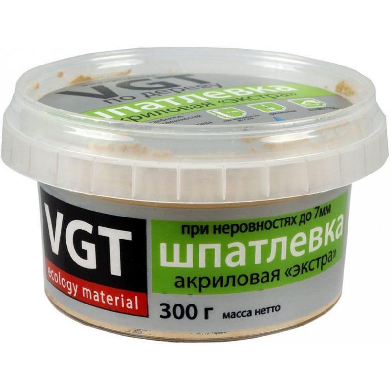 Шпатлевка ВГТ по дереву БУК 0.3кг