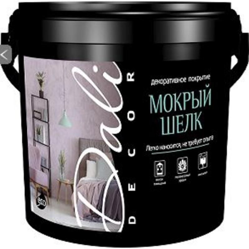 Штукатурка 2.5 кг DALI-decor  Мокрый Шелк Рогнеда белый перламутровый