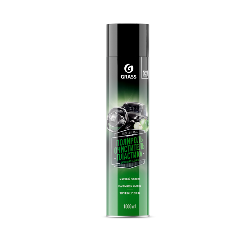 120107-5 GRASS Dashboard Cleaner Полироль глянец яблоко 0.75л