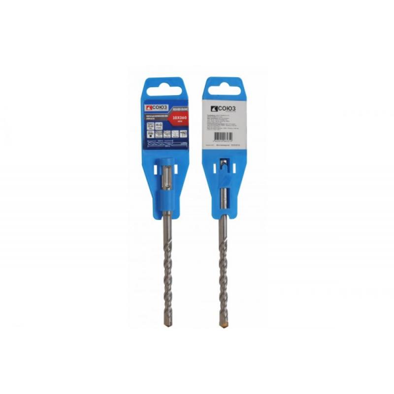 H9019-С06-160 Бур SDS+06*160 QUADRO POWER крест.резец спираль S4 hanskonner