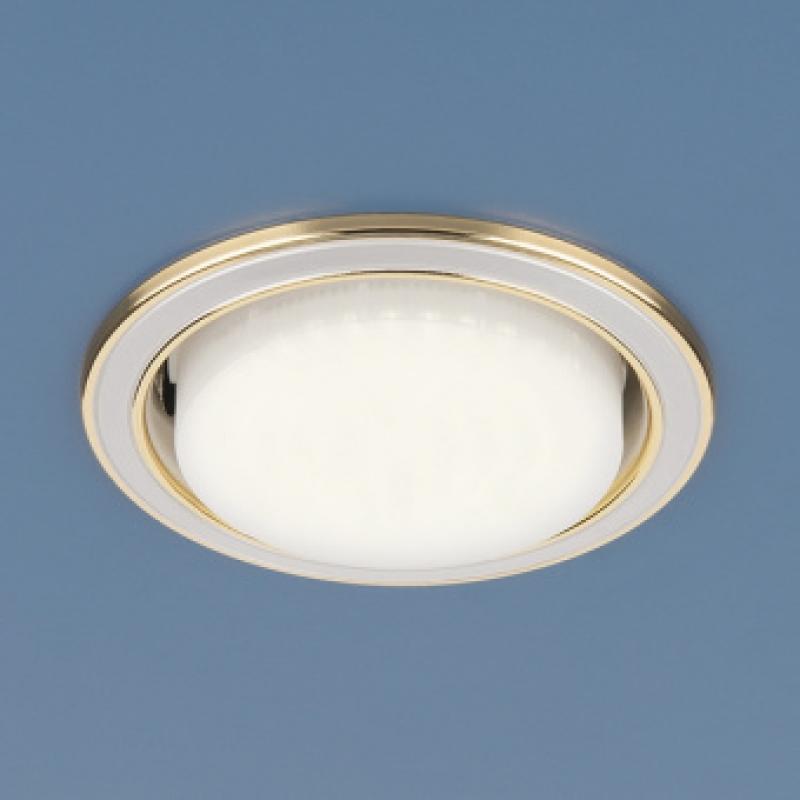 Точечный свет - 1036 GX53 WH/GD белый/золото