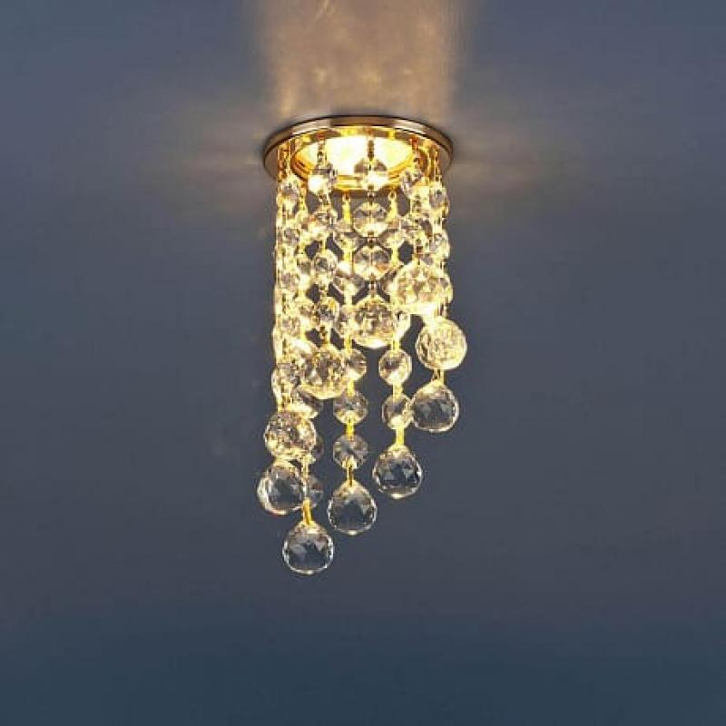 Точечный свет - 205C-C MR16 GD/CL золото/прозрачный